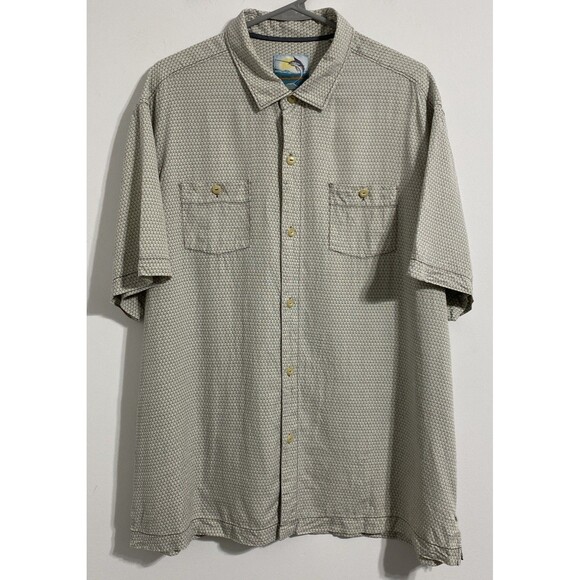 Tommy Bahama Other - Tommy Bahama Shirt Men's XL 100% Silk Island Modern Fit Button Front Down Vented